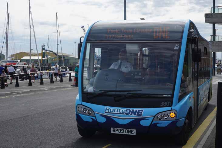 Wilts & Dorset Optare Solo SR 3801 Route One